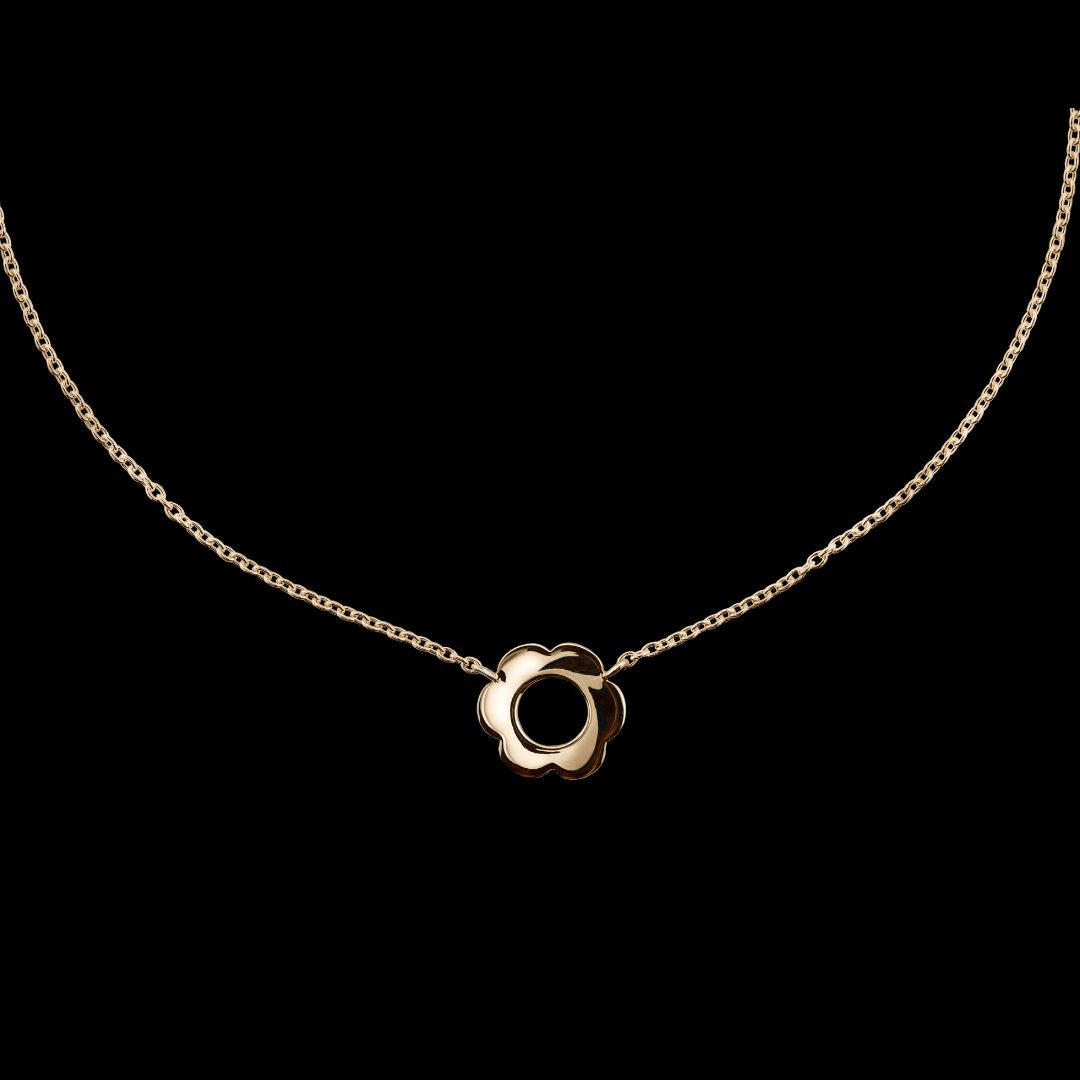 Daisy necklace gold