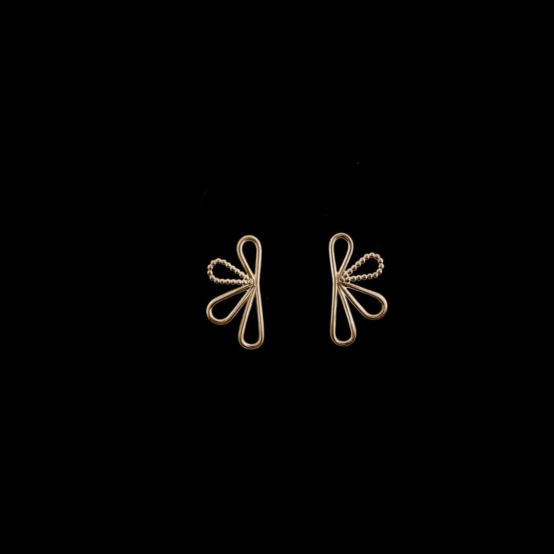Bloom earring small - Gold