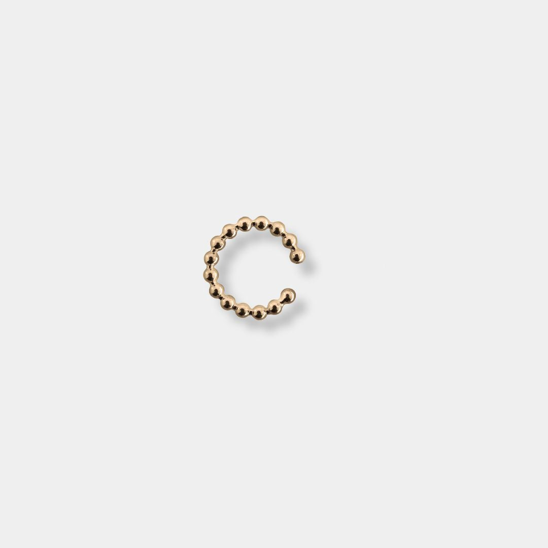 Fanny Earcuff 2 mm - Guld (Förgylld)