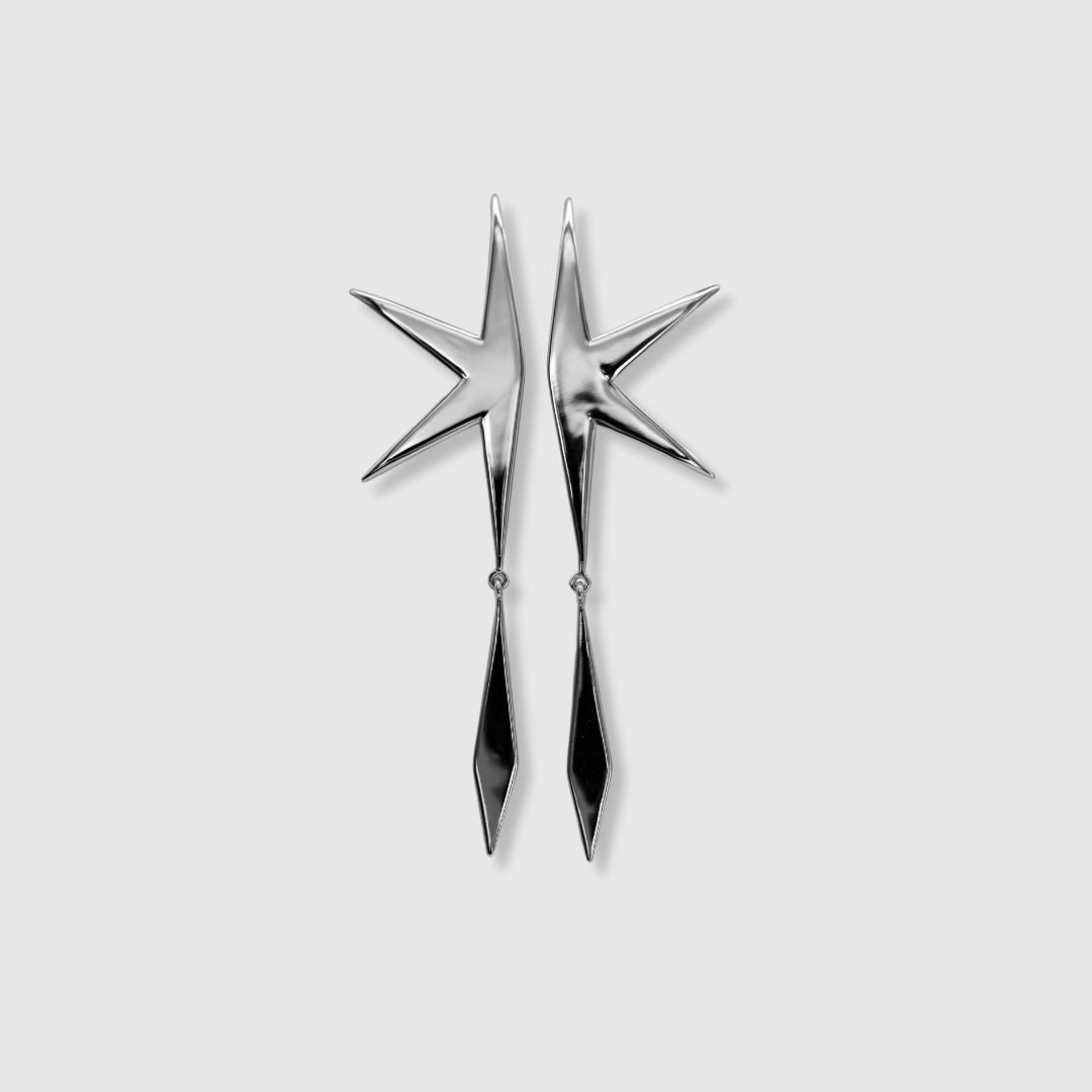 Pearly Stud Earring - Silver