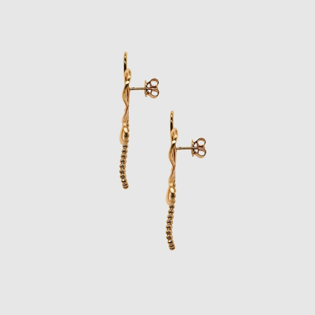 Bloom earring large - Gold