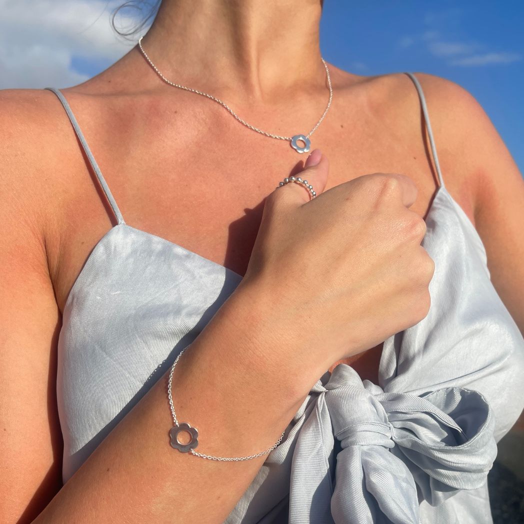 Daisy armband - Silver