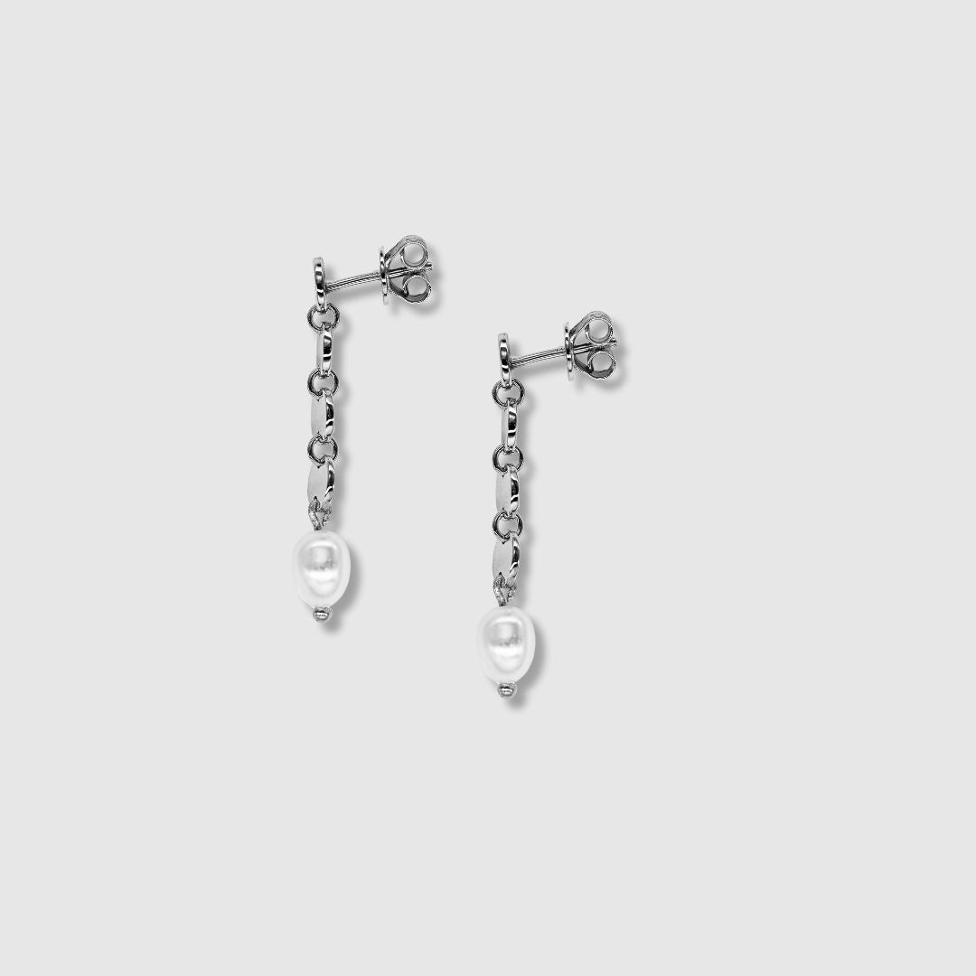 Valentina örhänge kort - silver