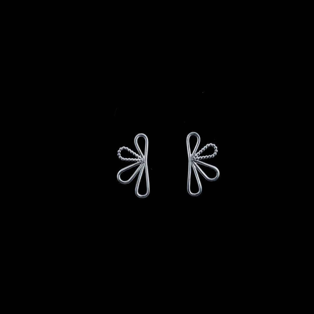 Bloom earring small - Silver