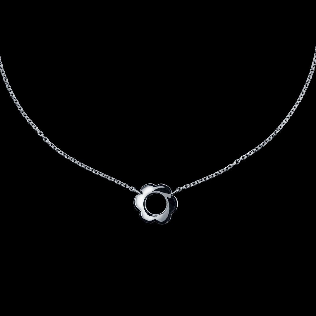 Daisy halsband silver