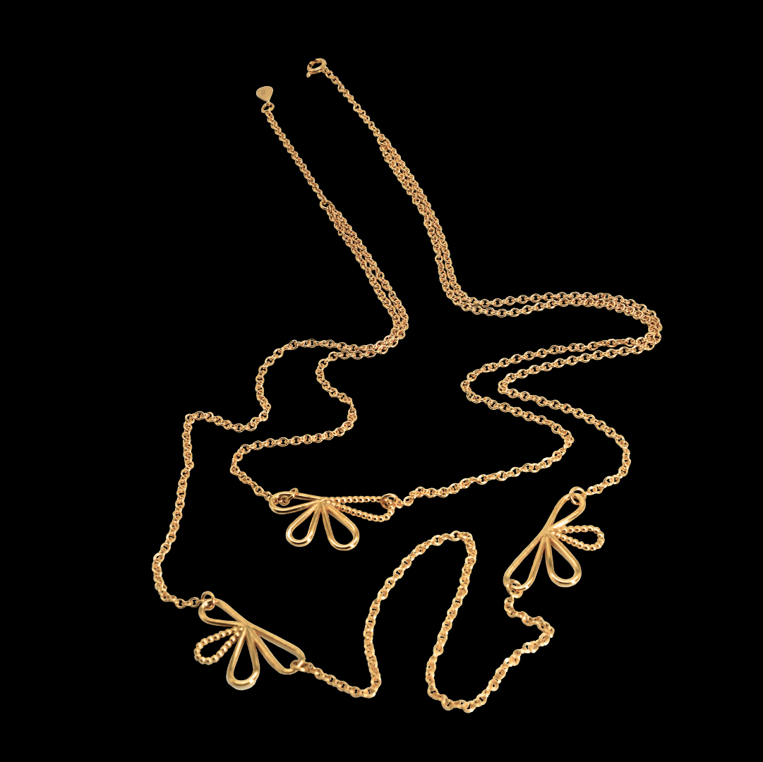 Bloom Double Necklace - Gold