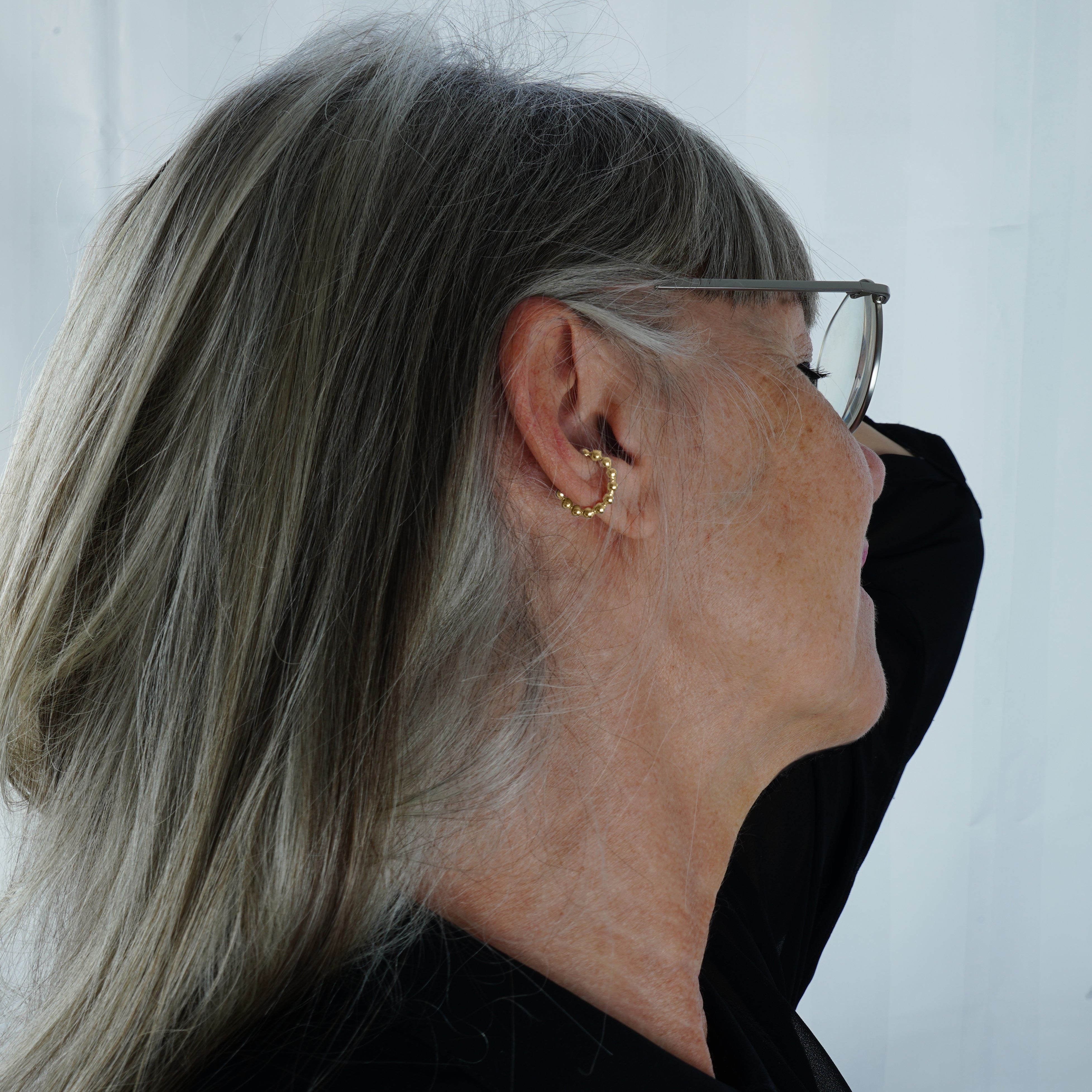 Fanny Earcuff 2 mm - Guld (Förgylld)