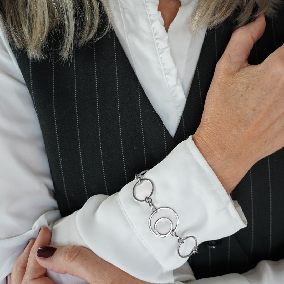 Modesty armband - silver