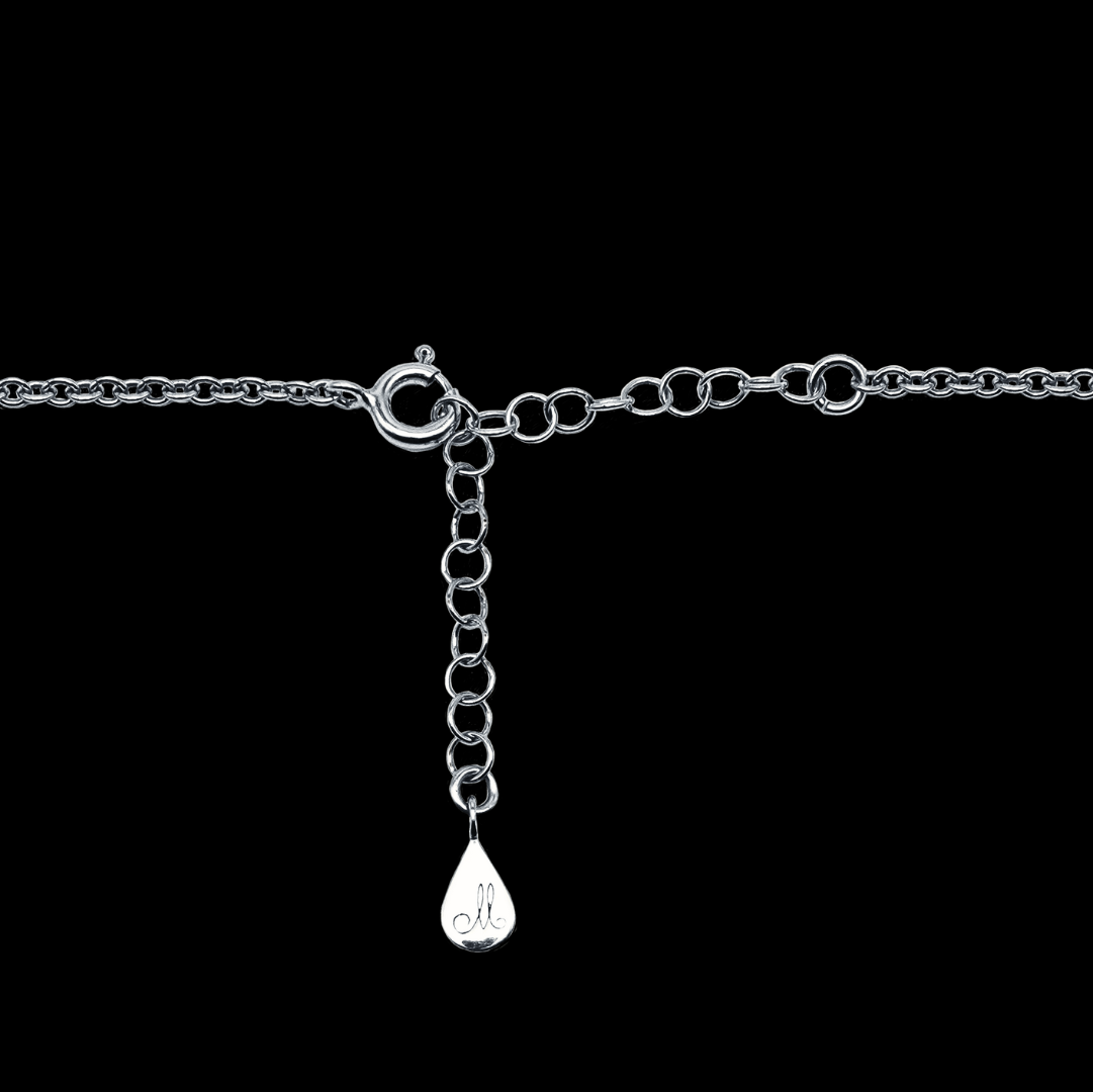Bloom halsband - Silver