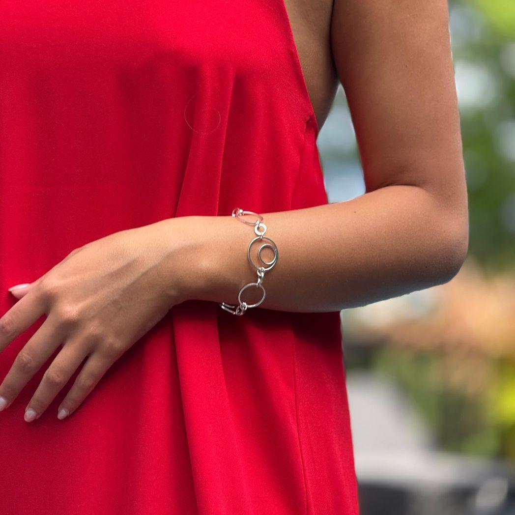 Modesty silverarmband
