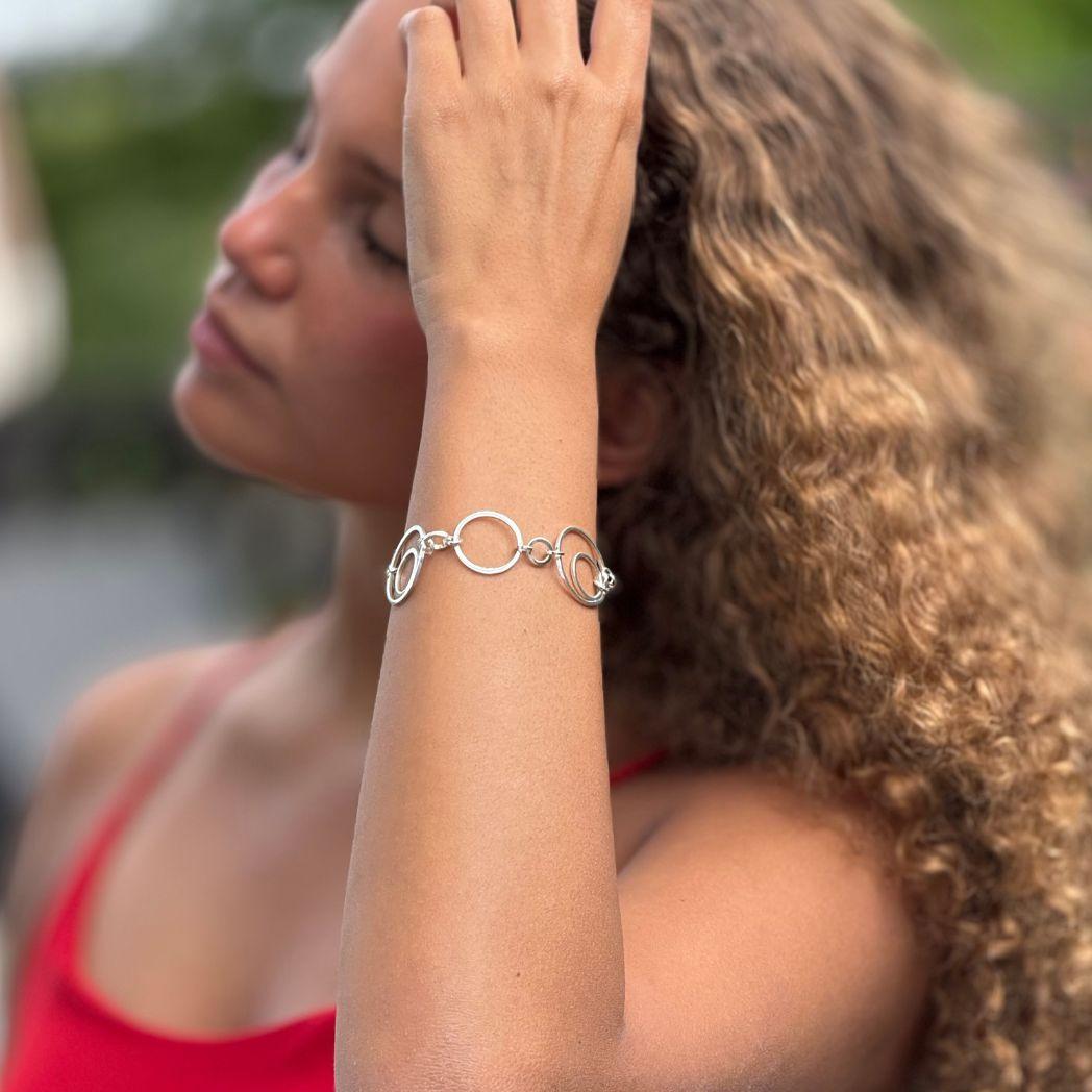 Modesty silverarmband