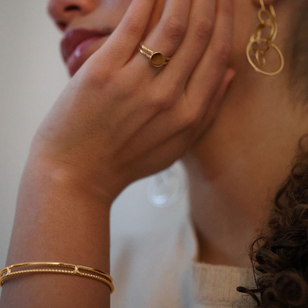 Bloom Cuff - Guld