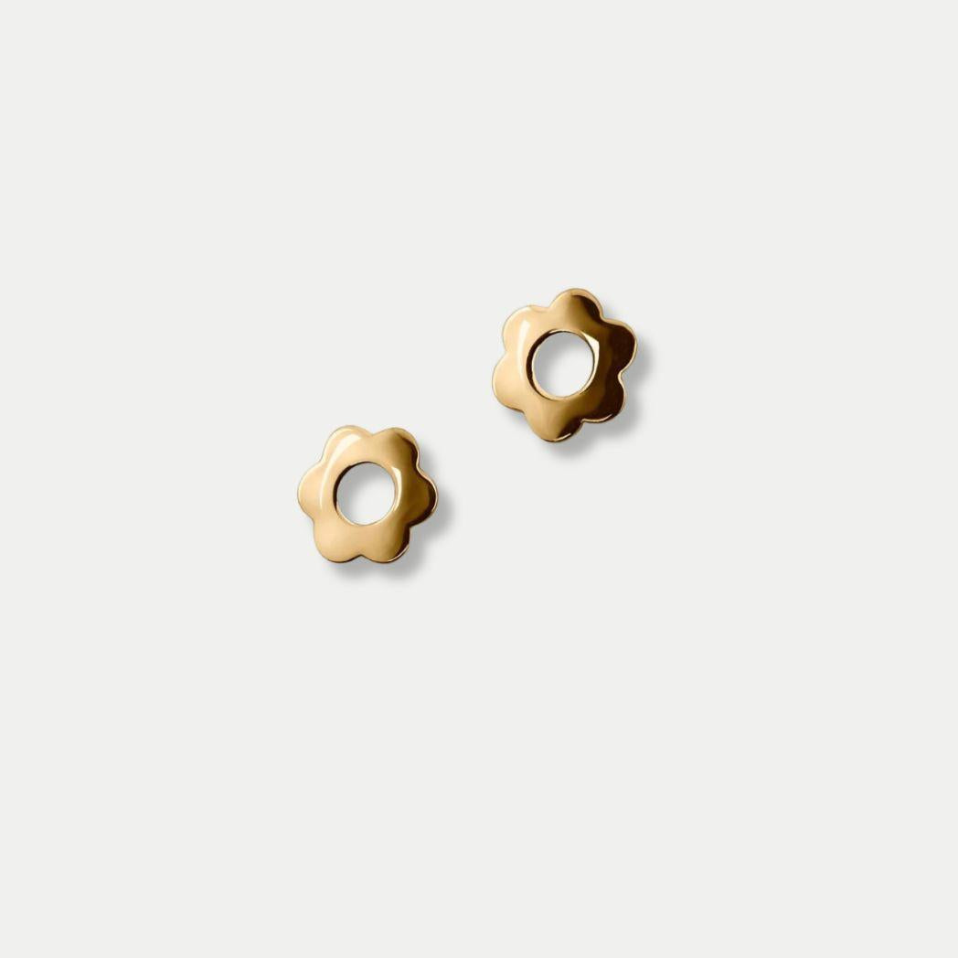 Daisy earring small - gold