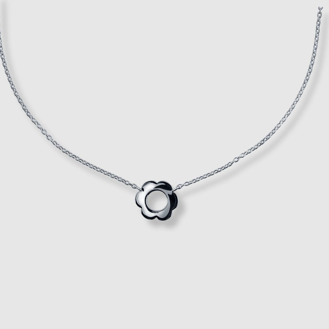 Daisy halsband silver