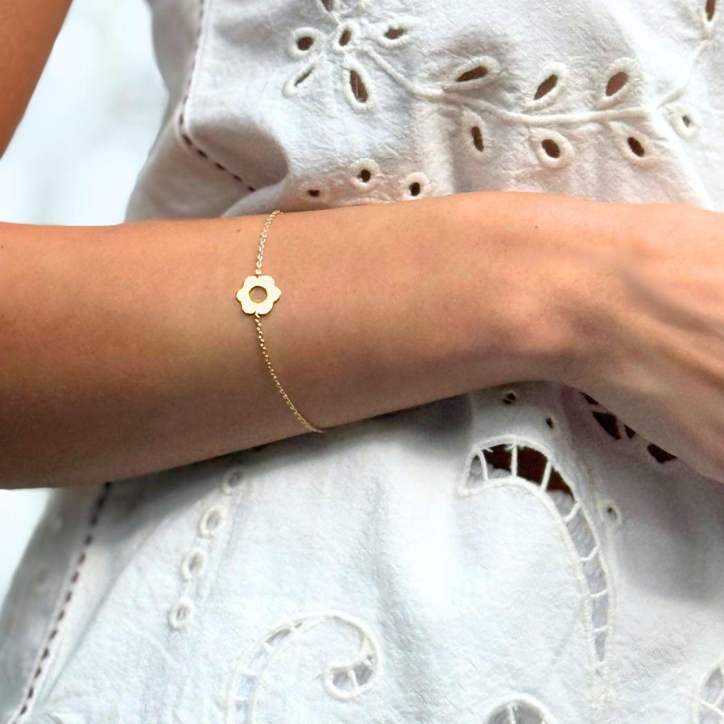 Daisy armband i guld 