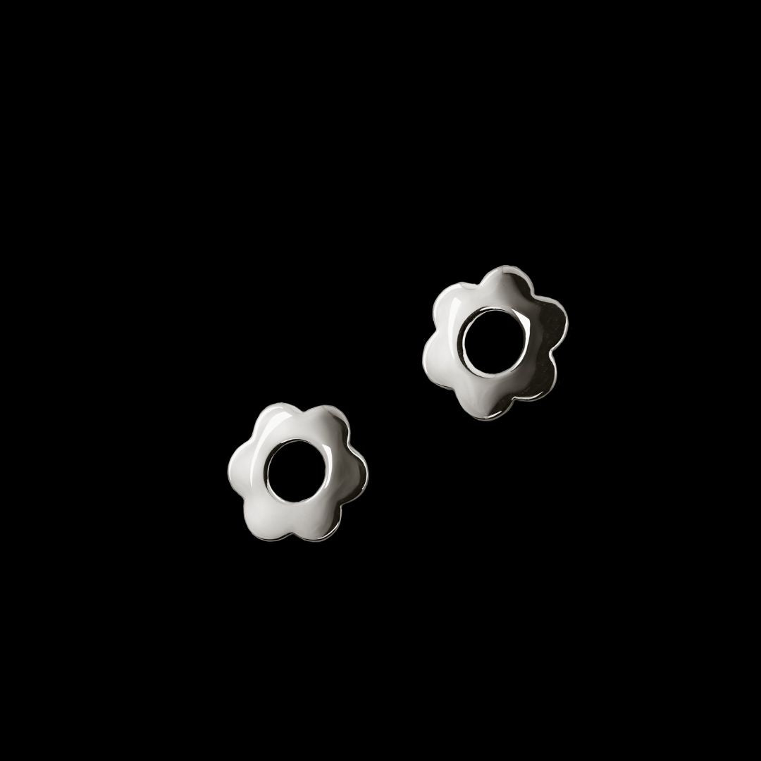 Daisy earring small - silver