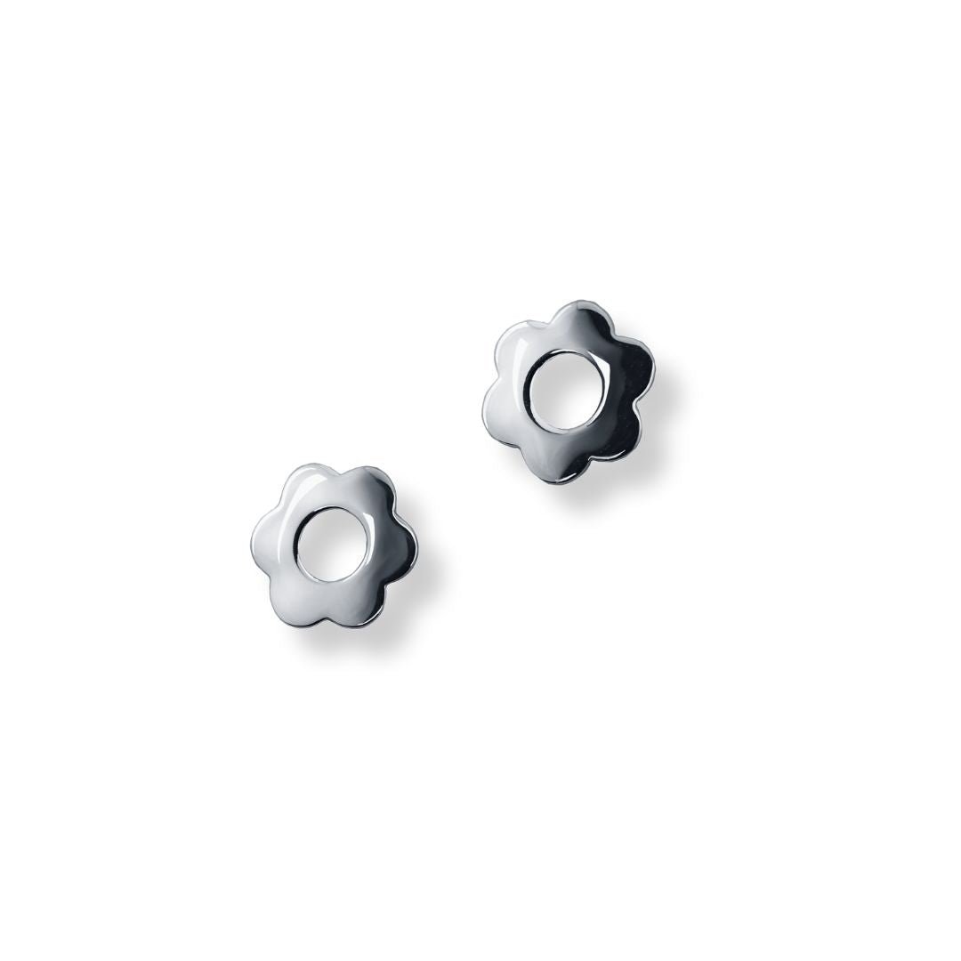 Daisy earring small - silver