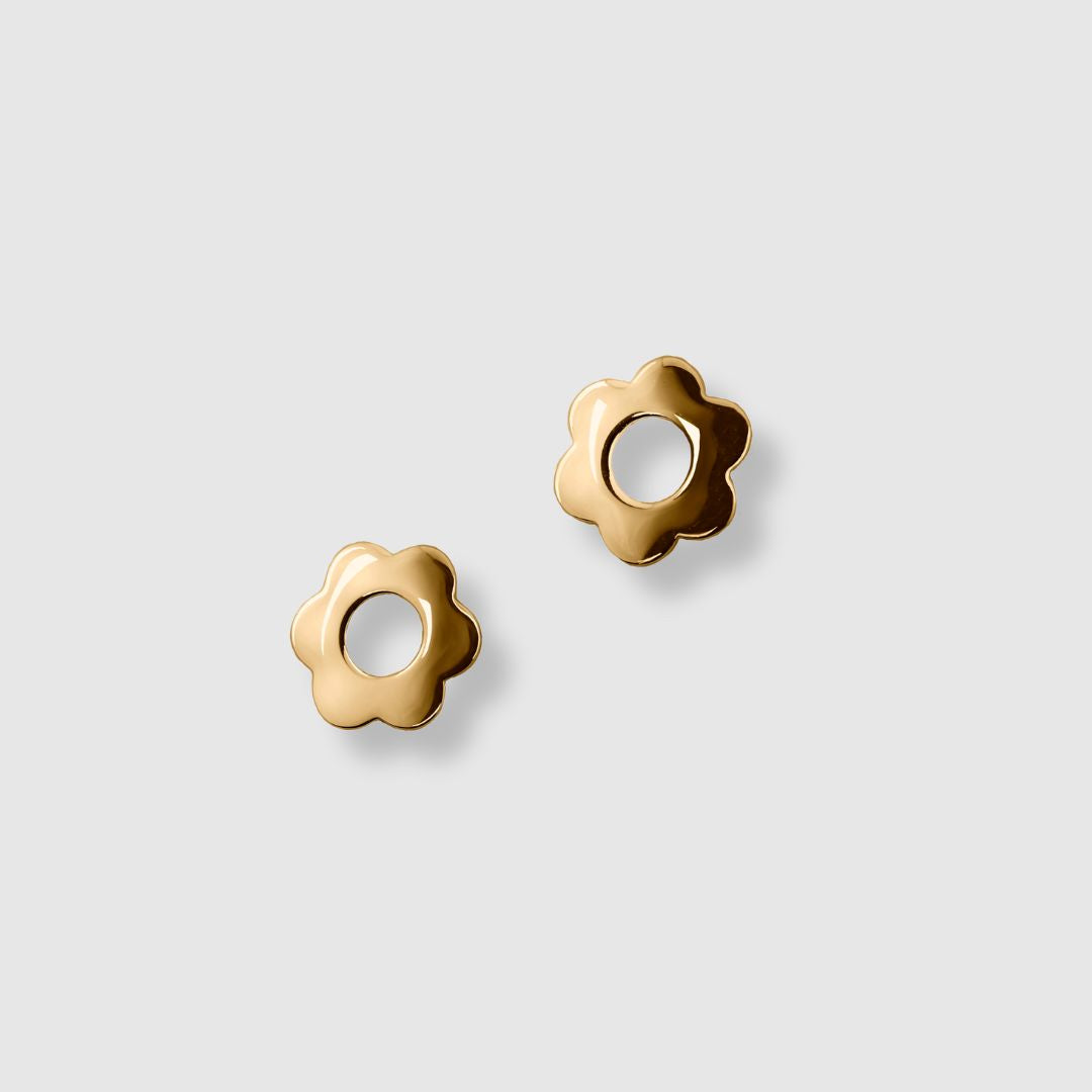 Daisy earring small - gold