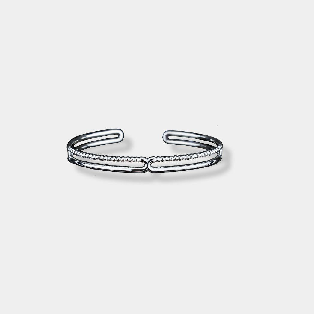 Bloom armband  silver