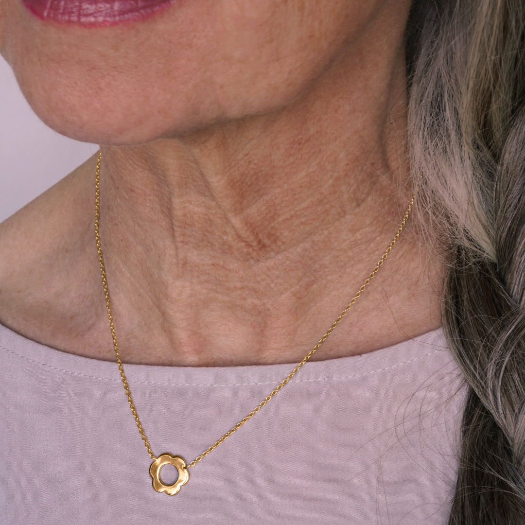 Daisy halsband - Guld (Förgylld)