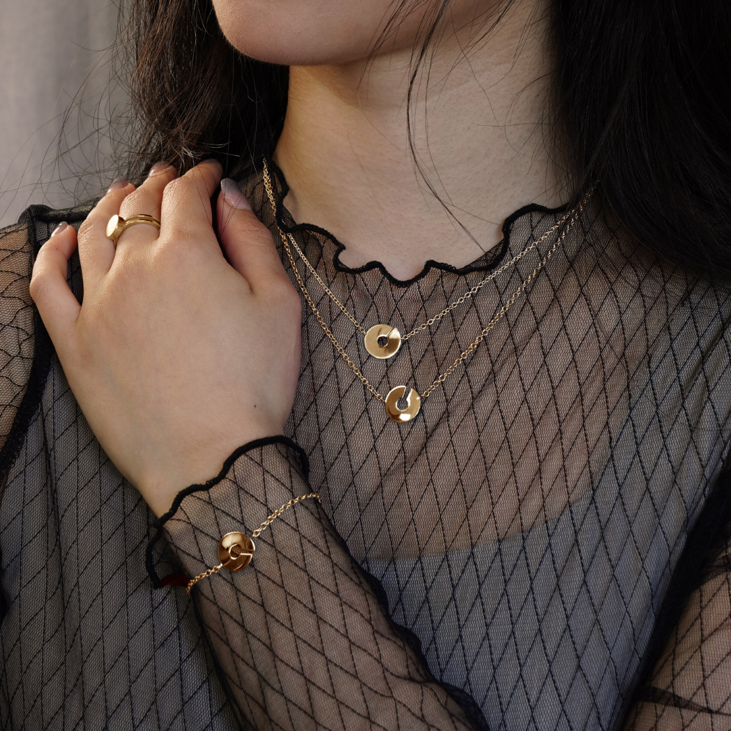 Grace halsband i guld