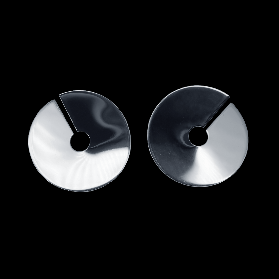 Statement örhänge i silver Grace Collection från ABCM Studio 
