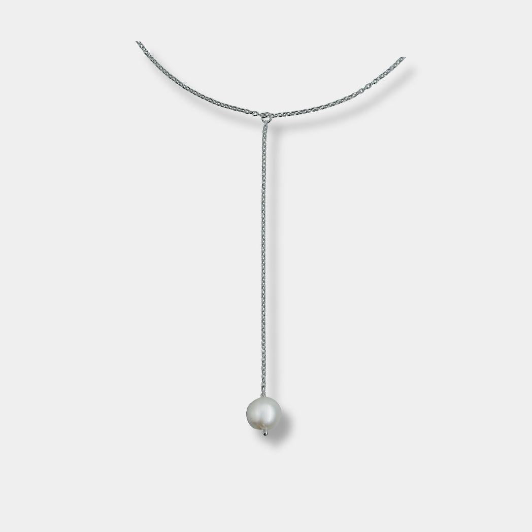 Pearly halsband i silver 