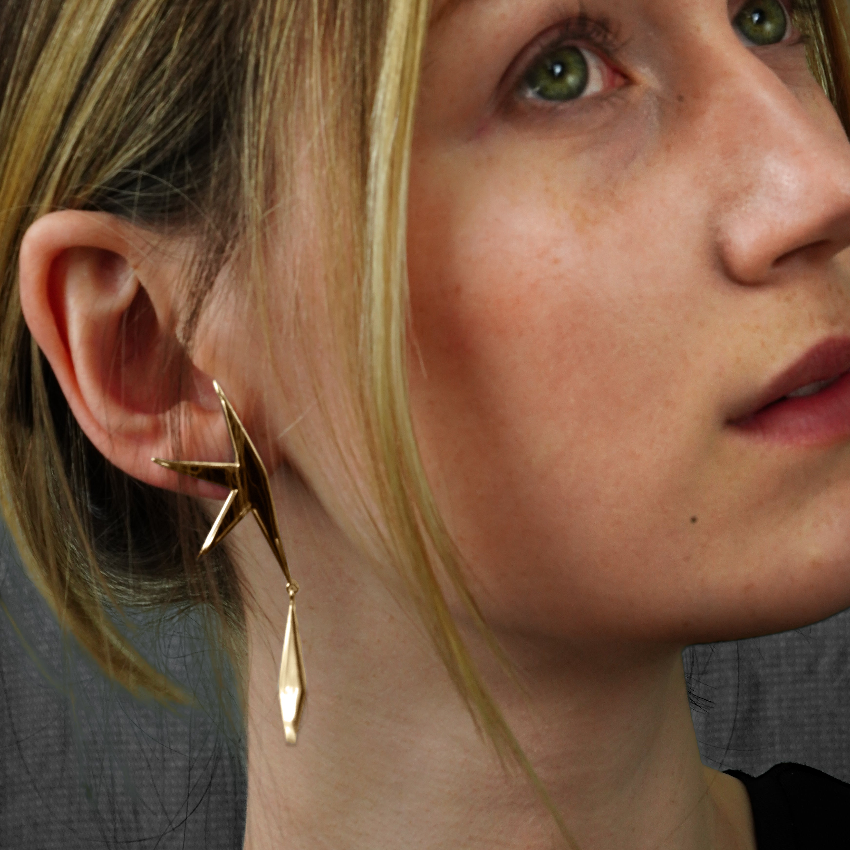 Stella örhänge - Guld (Förgylld)